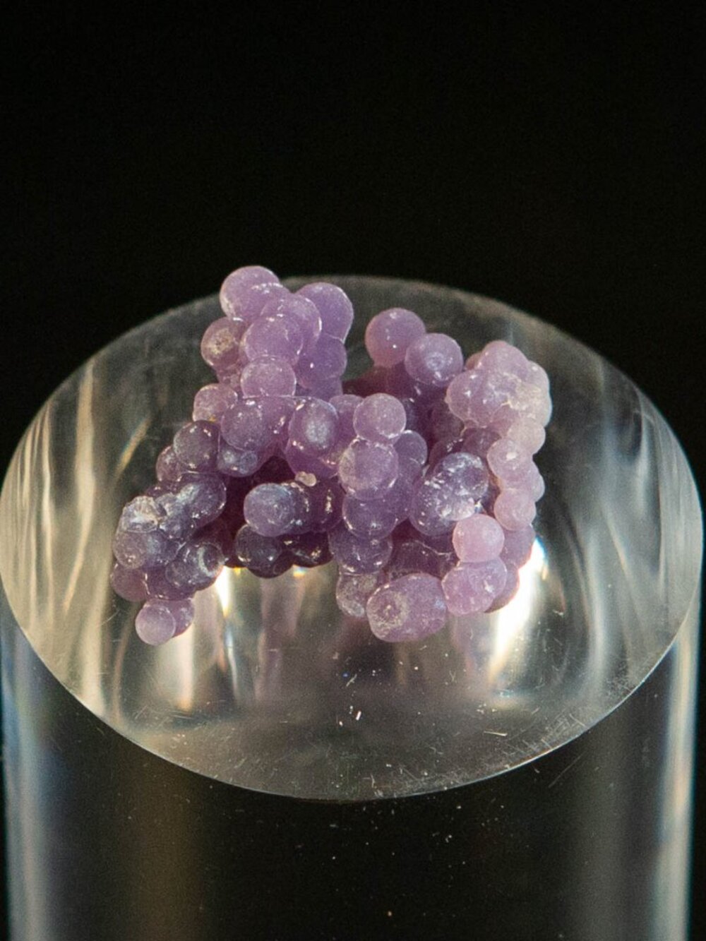 Raw Purple Grape Agate Crystal Specimen 10g Indonesian Chalcedony Cluster